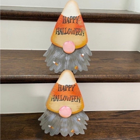 ROUND TABLE COLLECTIONS” METAL CANDY CORN HEAD HALLOWEEN...